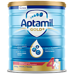 [特快直邮] Aptamil 爱他美金装 婴幼儿奶粉 4段 900g (3罐/6罐可选)
